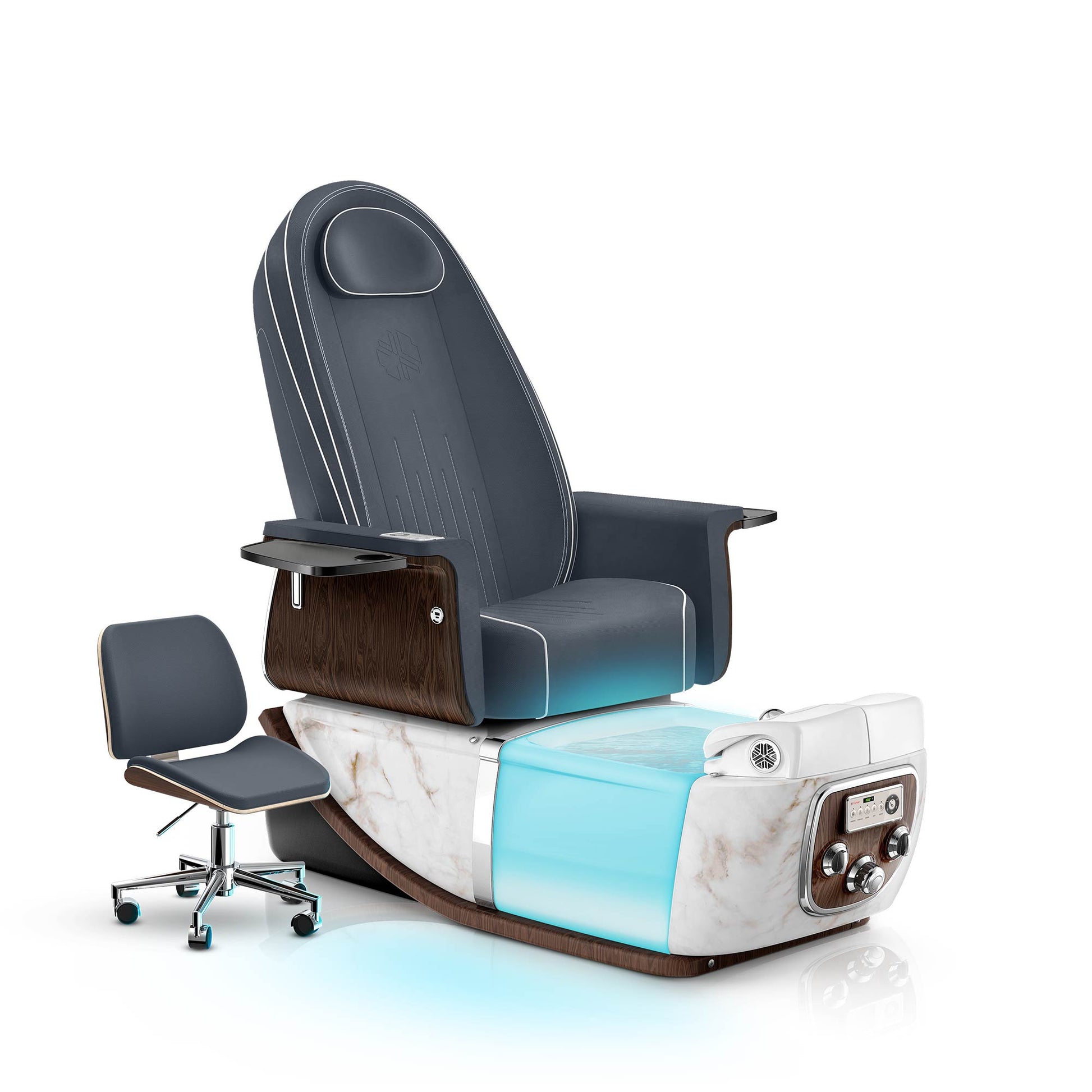 Midnight-White Moonstone PRIVÉ ONE Pedicure Chair