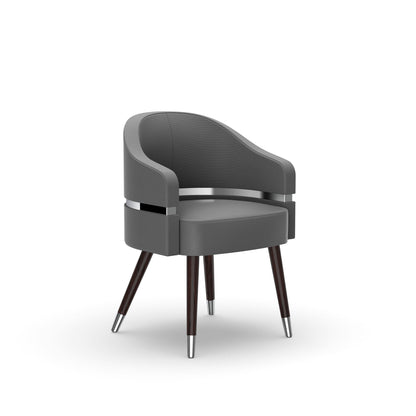 Graphite PRIVÉ Stationary Customer Chair