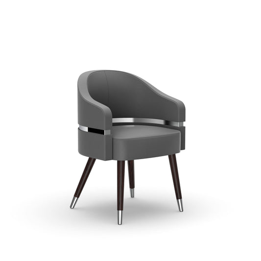 Graphite PRIVÉ Stationary Customer Chair