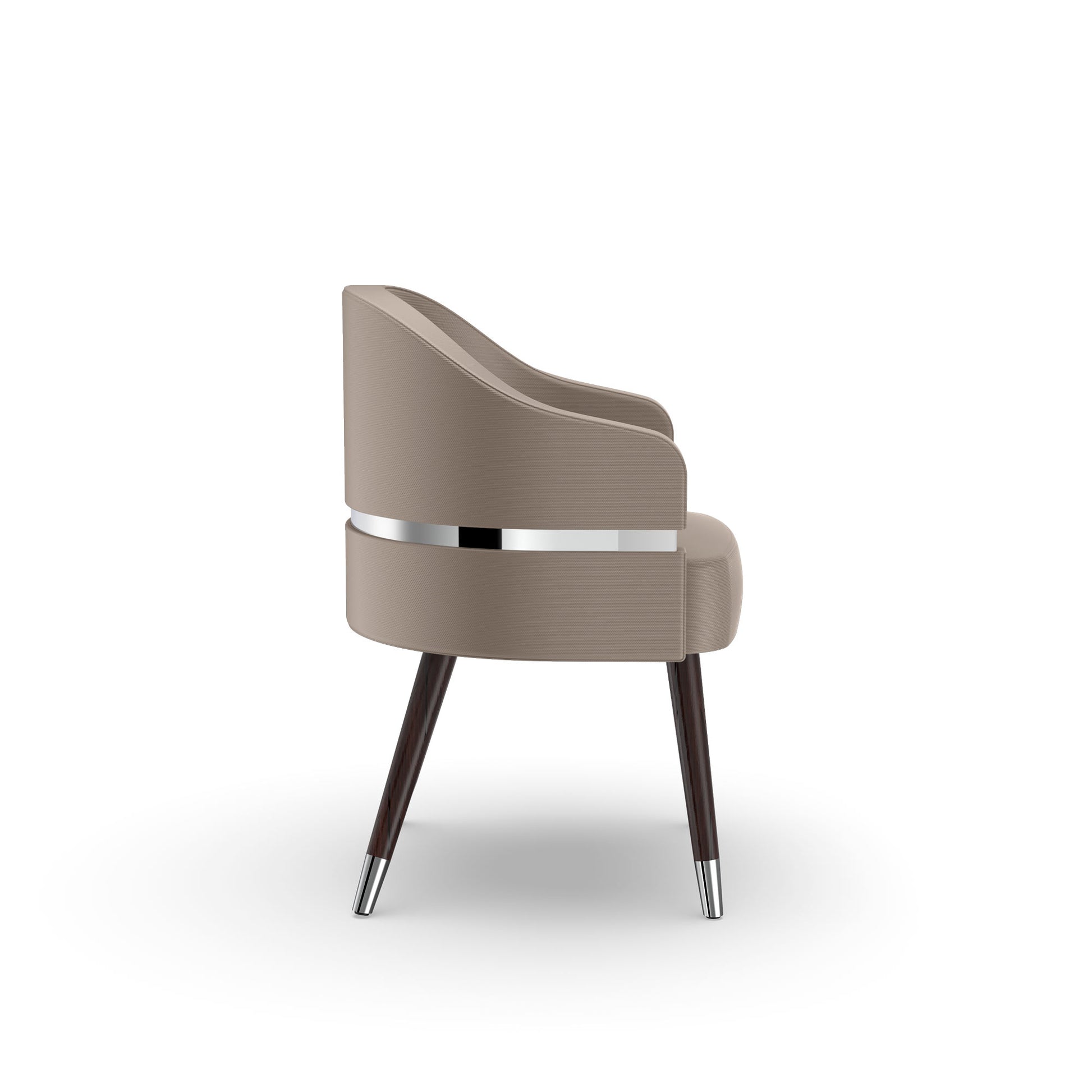 Claystone PRIVÉ Stationary Customer Chair - Side