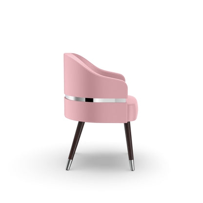 Ice Pink - PRIVÉ Stationary Customer Chair side