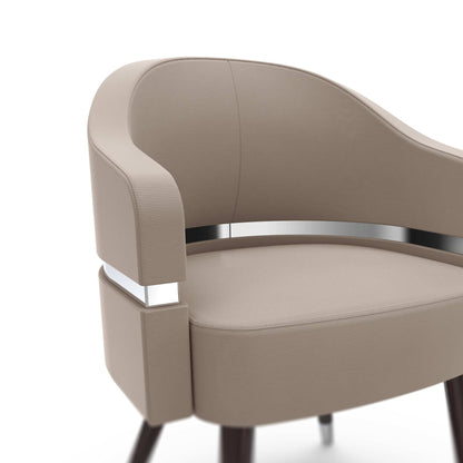 Claystone PRIVÉ Stationary Customer Chair - Close Up