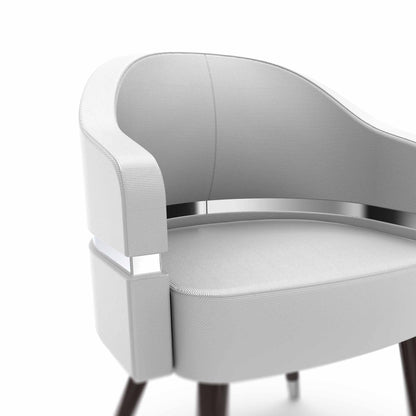 Platinum -  PRIVÉ Stationary Customer Chair close up