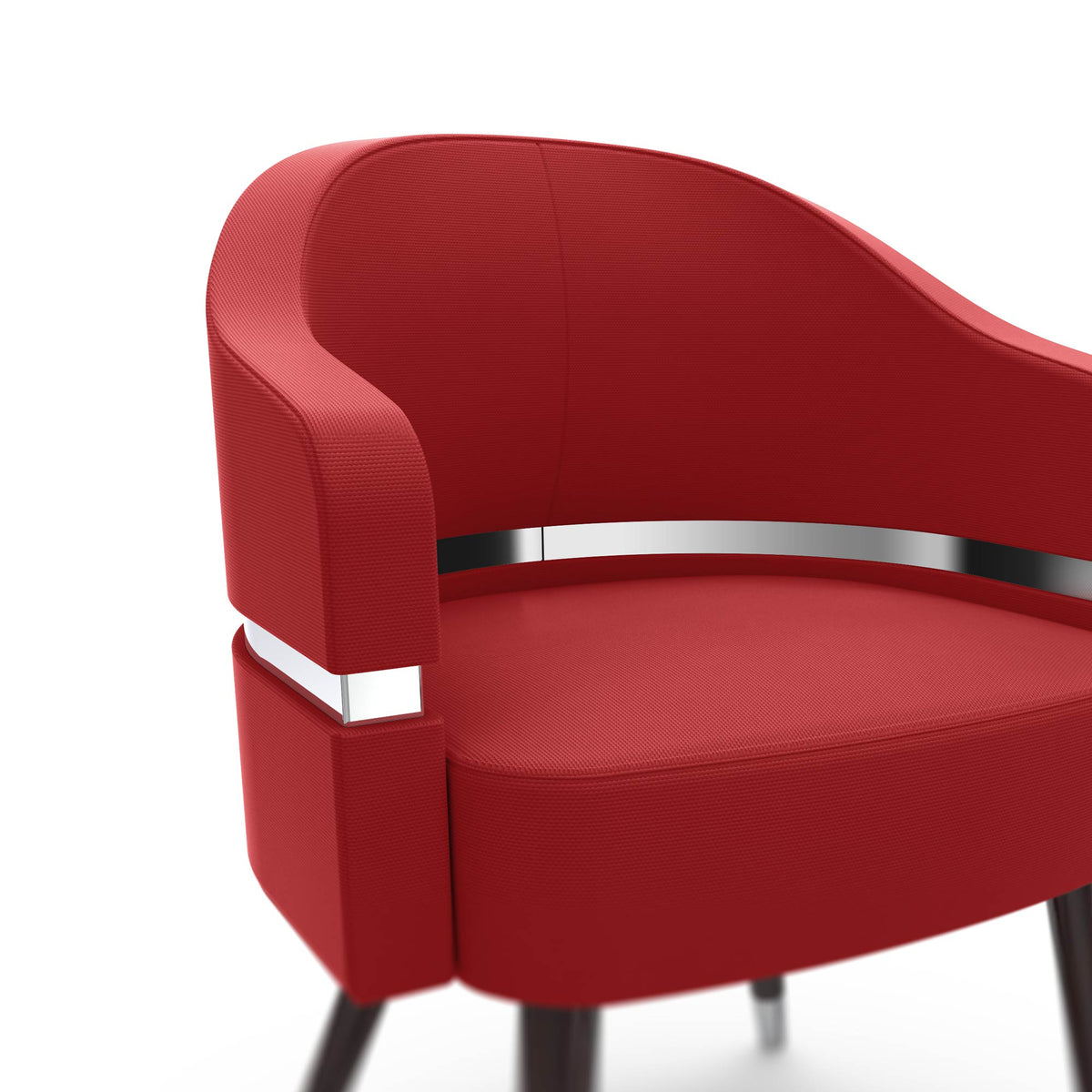 Scarlet - PRIVÉ Stationary Customer Chair close up