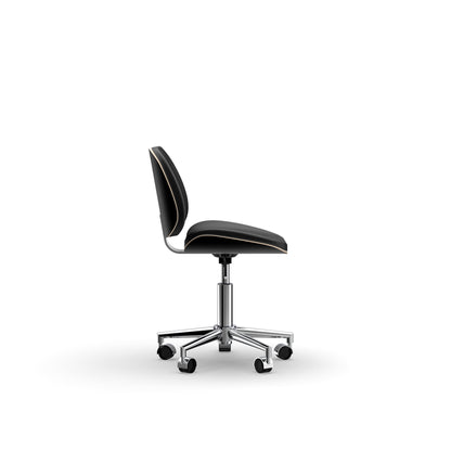 Noir - Lexor PRIVÉ Manicure Stool side