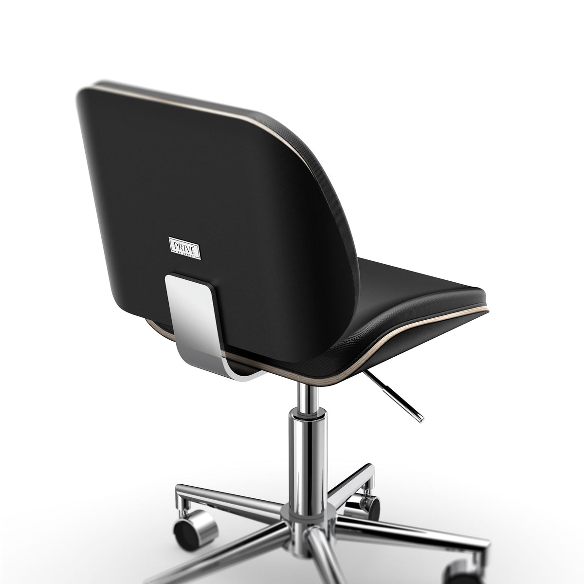 Noir - Lexor PRIVÉ Manicure Stool back