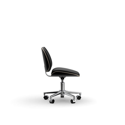 Noir - Lexor PRIVÉ Pedicure Stool side