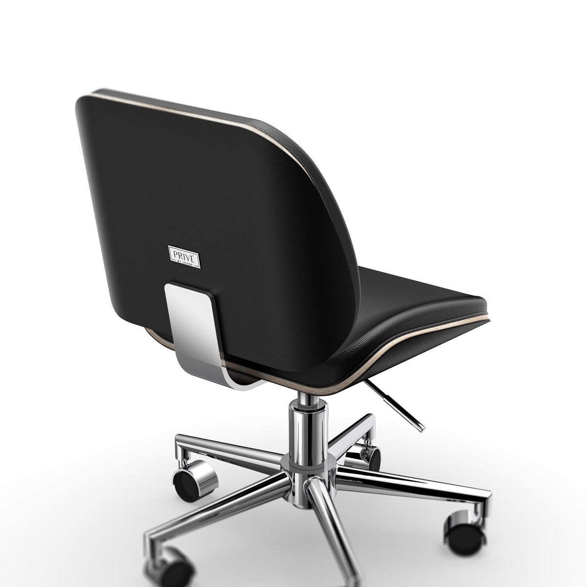 Noir - Lexor PRIVÉ Pedicure Stool back