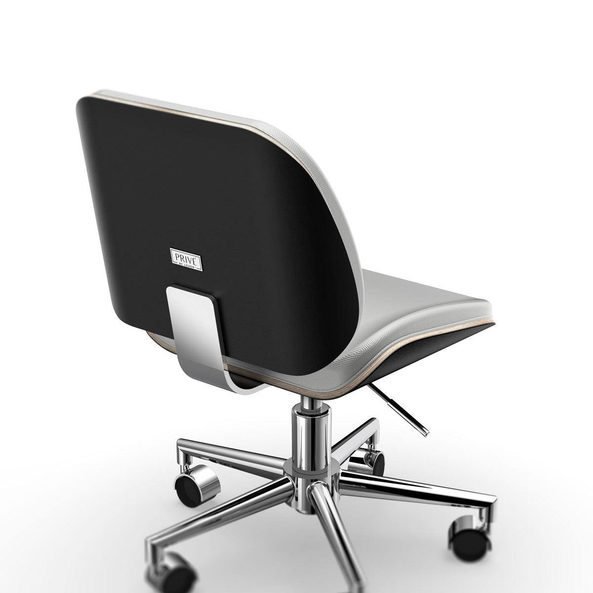 Platinum - Lexor PRIVÉ Pedicure Stool back