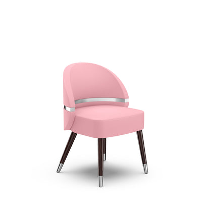 Ice Pink PRIVÉ Stationary Customer Chair