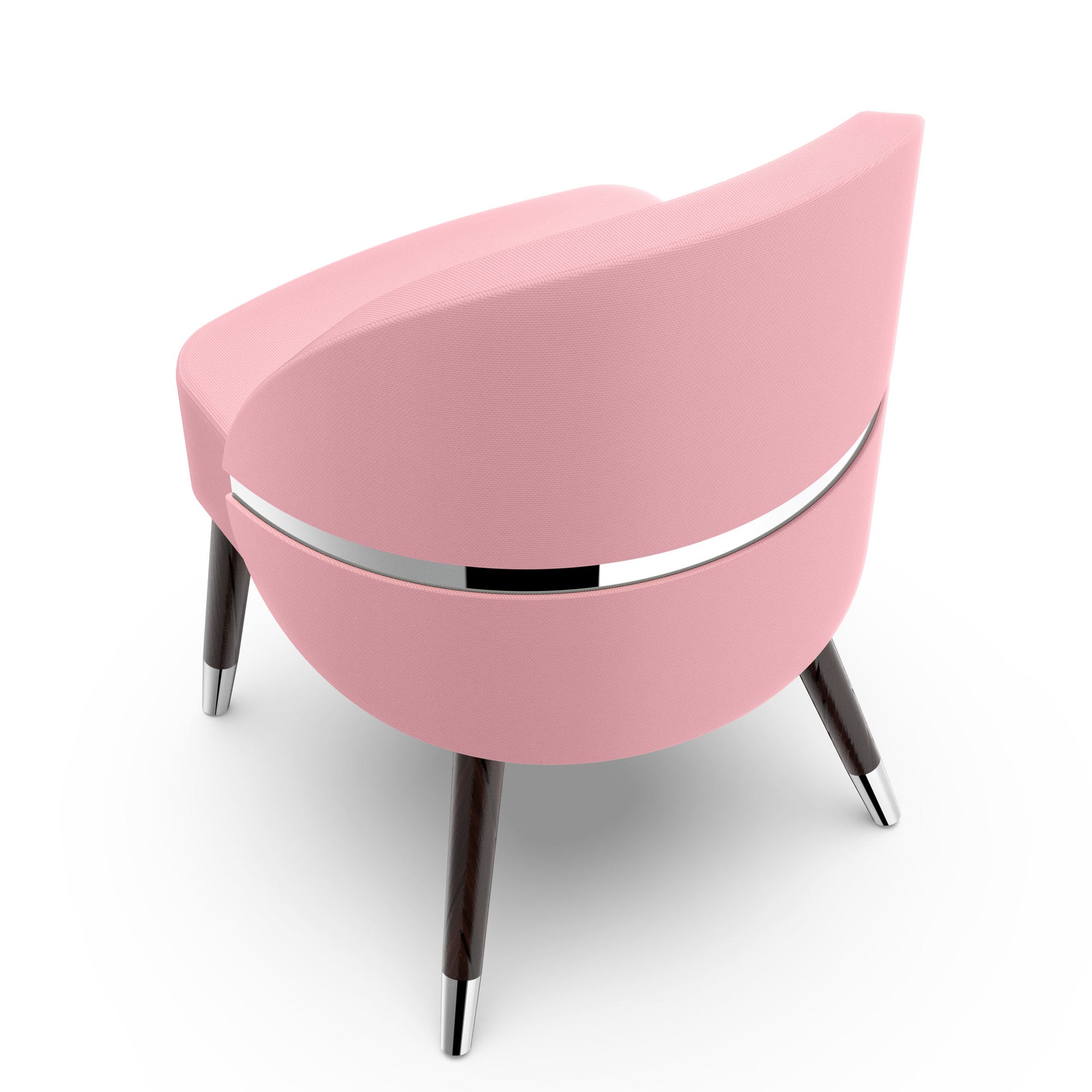 Ice Pink PRIVÉ Stationary Customer Chair - Back