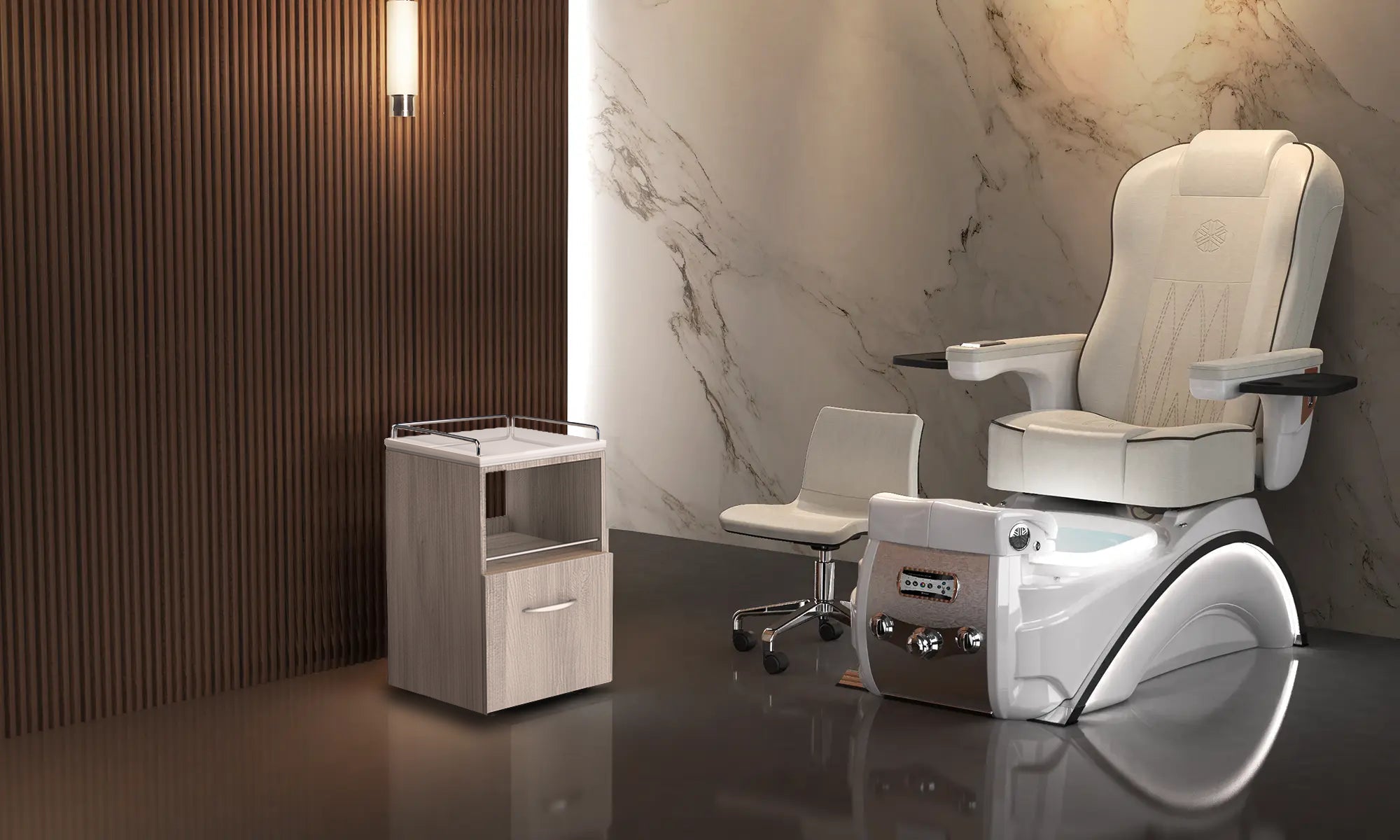 VM420 Pedi-carts in salon environment