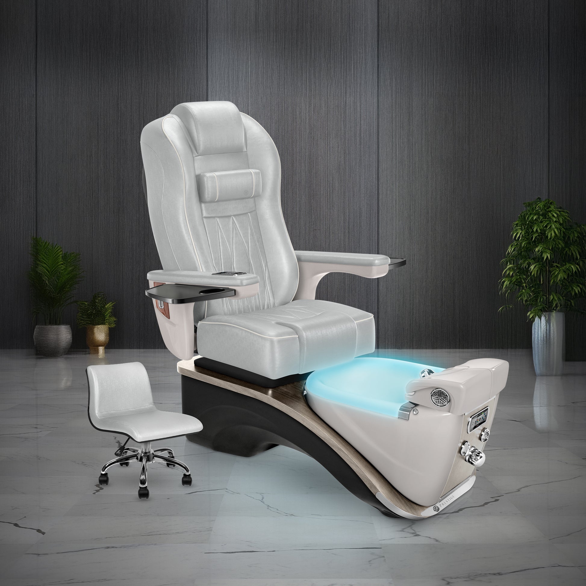 *Banner for Prestige Pedicure Chair - Platinum Cushion with Sandstone Base