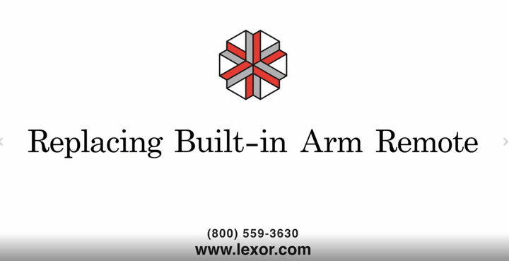 How To Replace Built-in Arm Remote