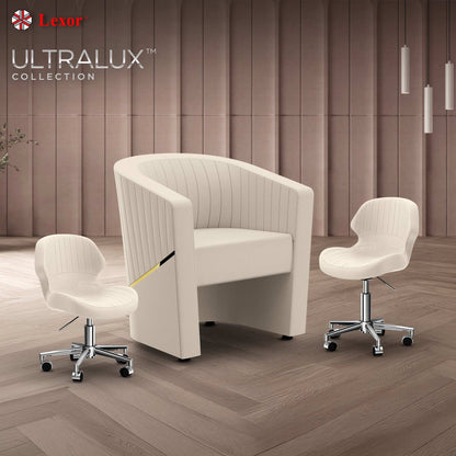 Ivory - Ultralux Chair and stool set