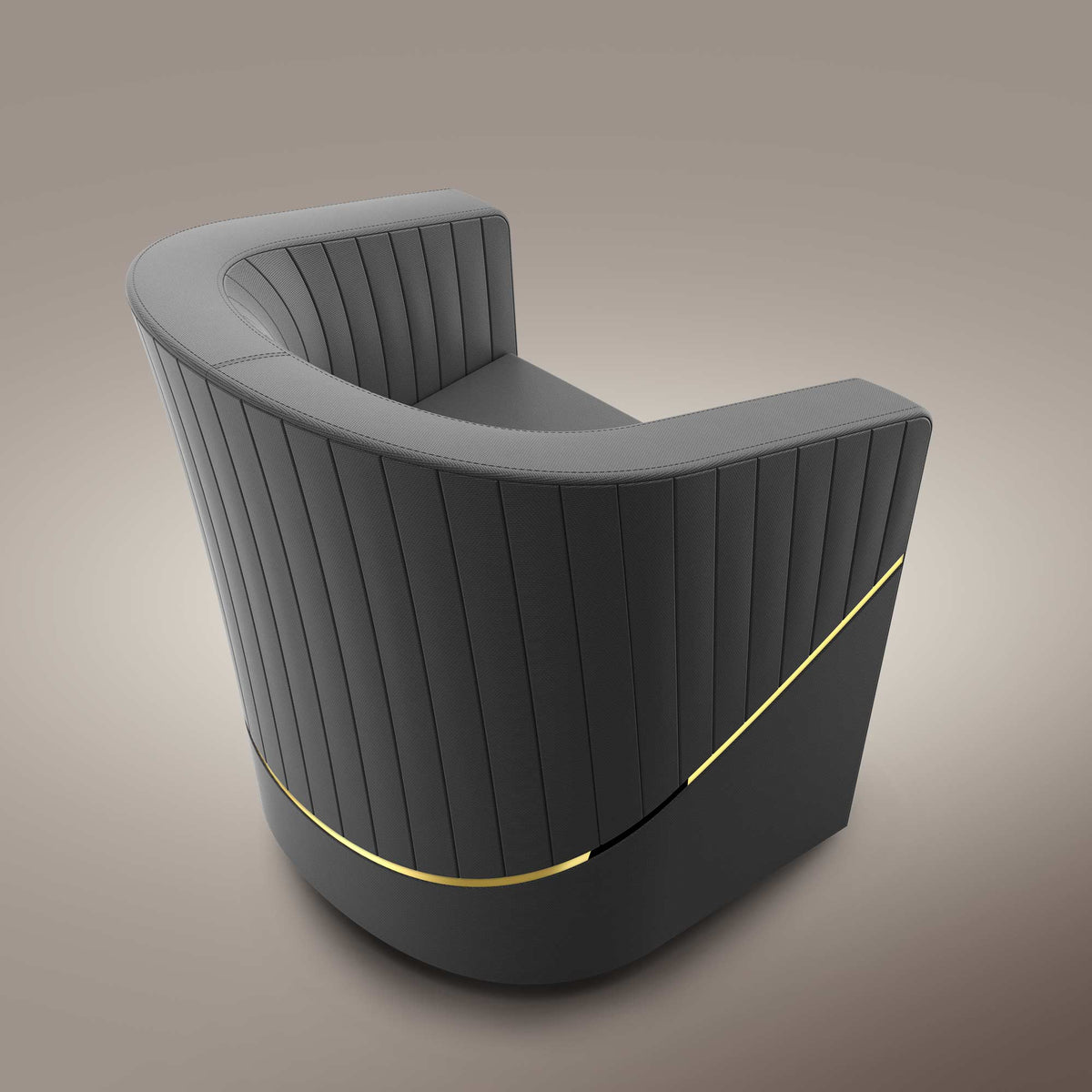 Graphite - Ultralux Lounge Chair Back