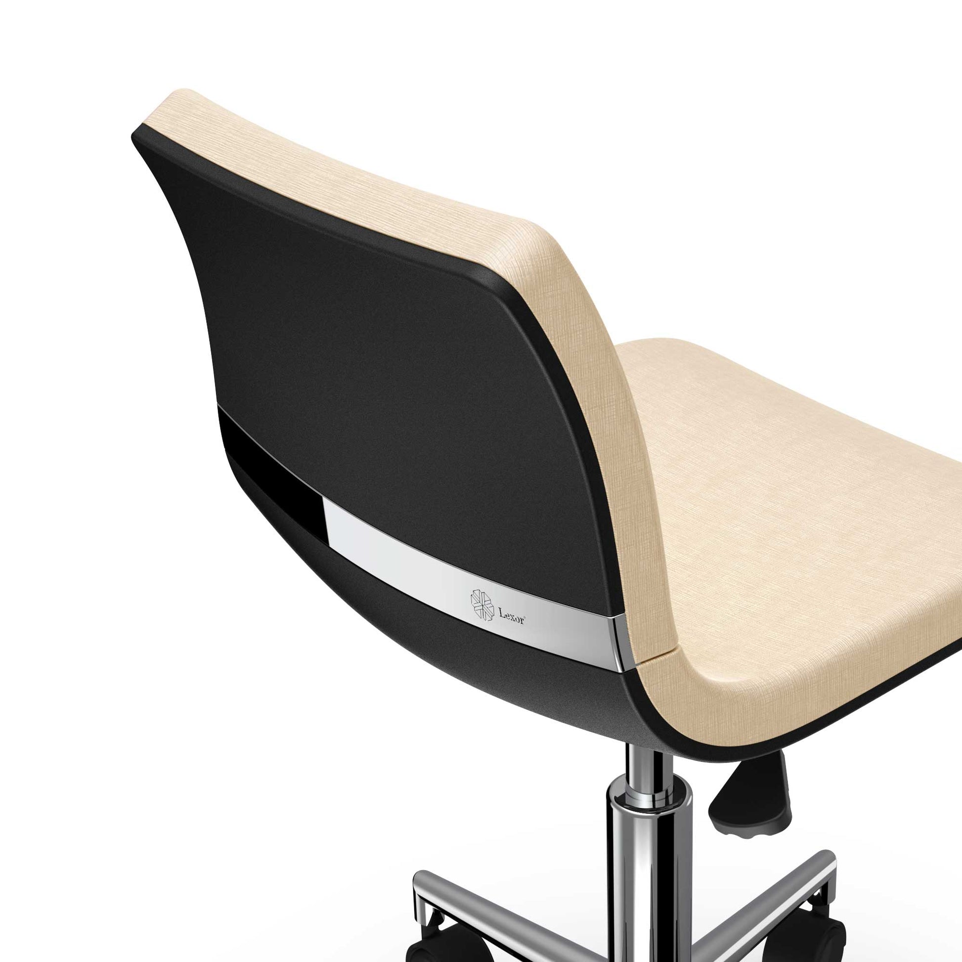 Glazed Gold Ultralux Pedi-Stool - Back