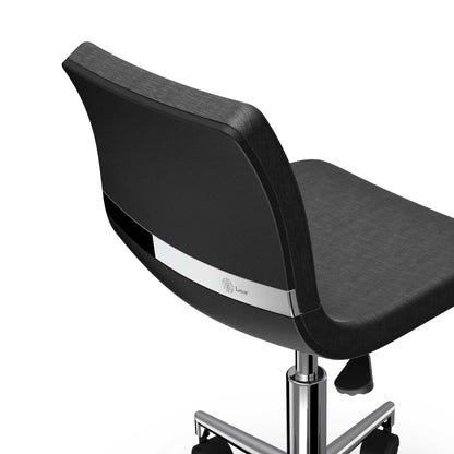 Noir Ultralux Mani-Stool - Back