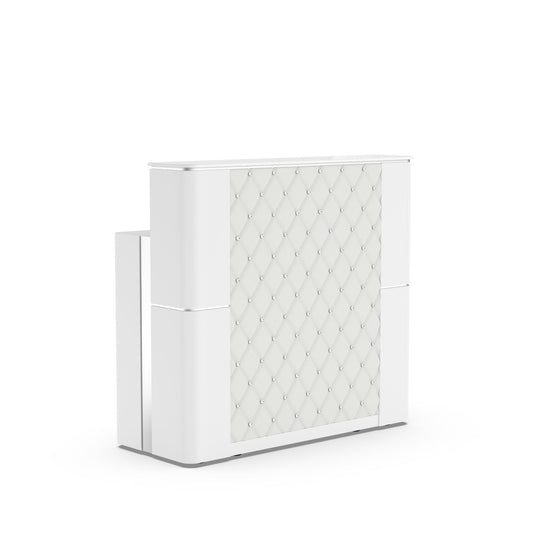 MODEN White Reception Counter - Front