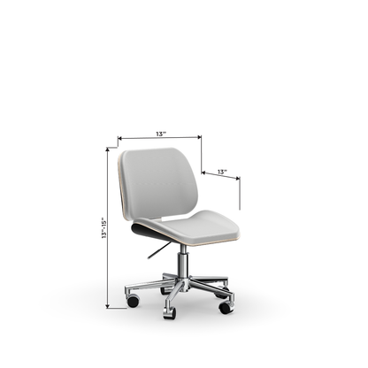 PRIVE Pedicure Stool with Dimensions