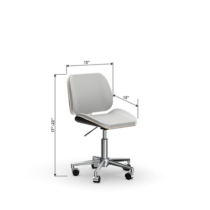 PRIVE Manicure Stool with Dimensions