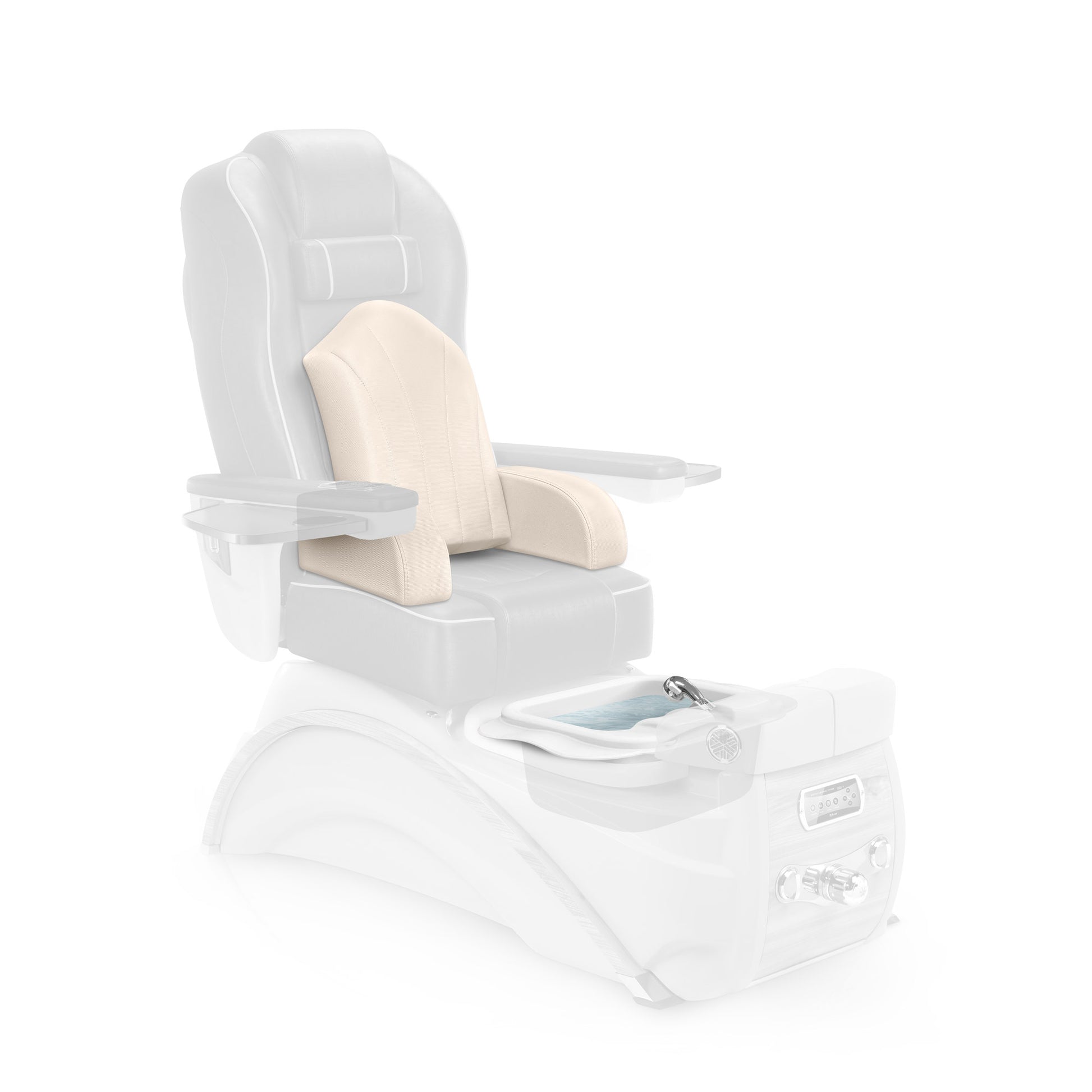 Ivory and White - Kid Pedicure Booster Kit on Elite Pedicure Chair