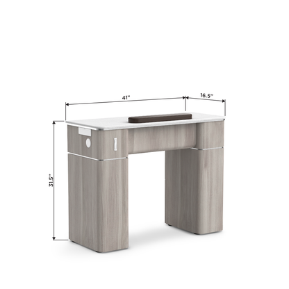 Moden Nail Table with Dimensions