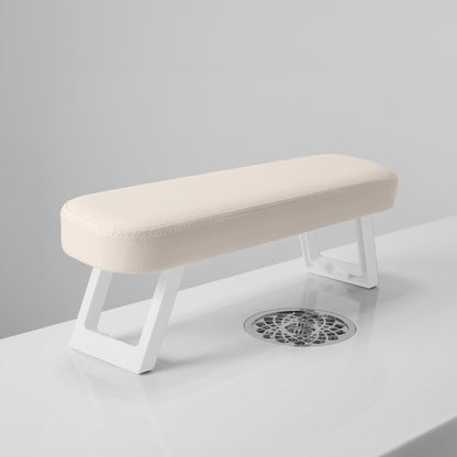 Ivory Manicure Folding Armrest on Nail Table