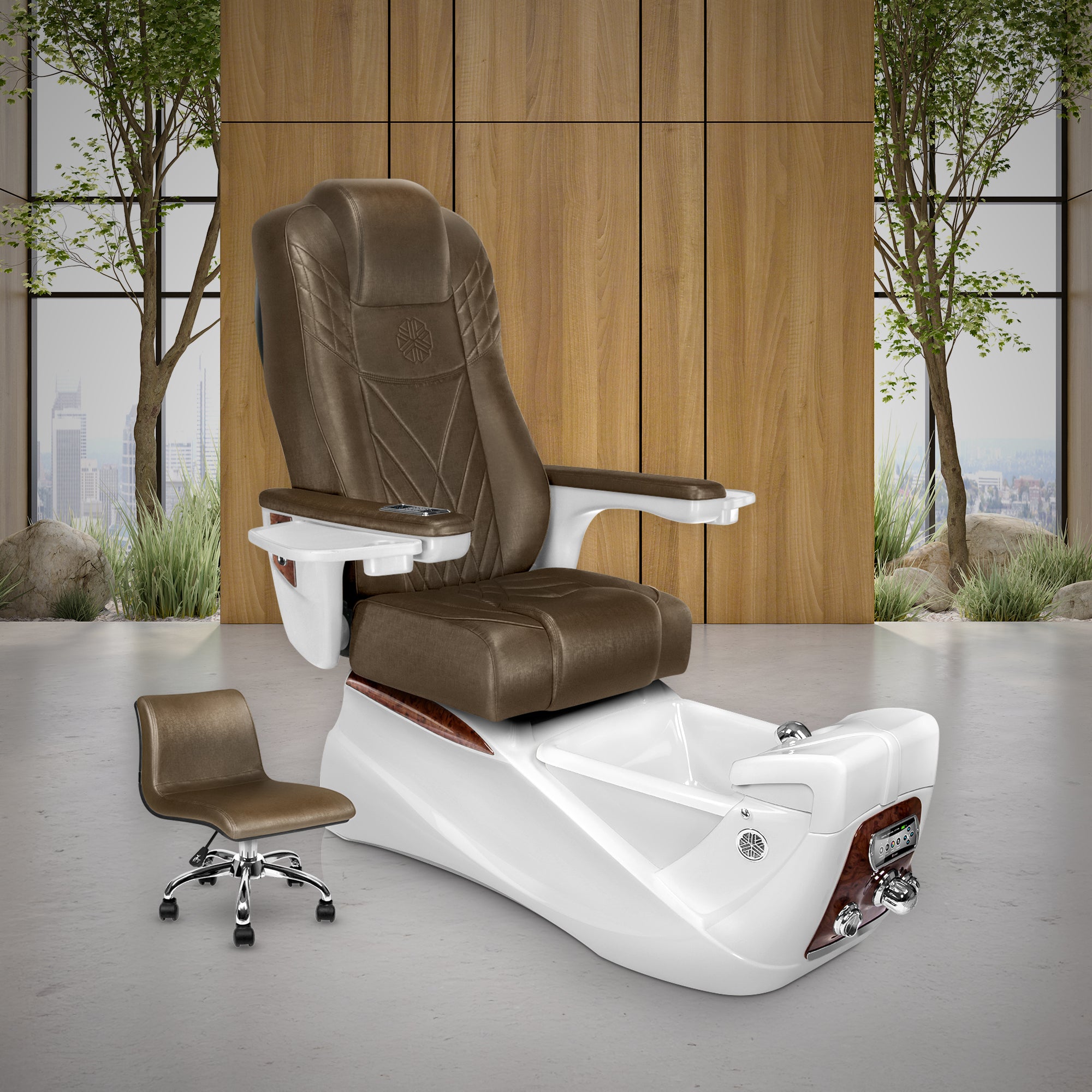 *Lexor INFINITY pedicure chair with background