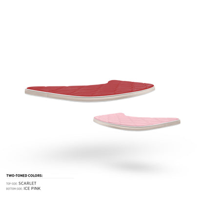 Scarlet and Ice Pink Manicure Board