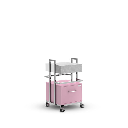 Ice Pink Lexor PRIVÉ Pedi-Cart