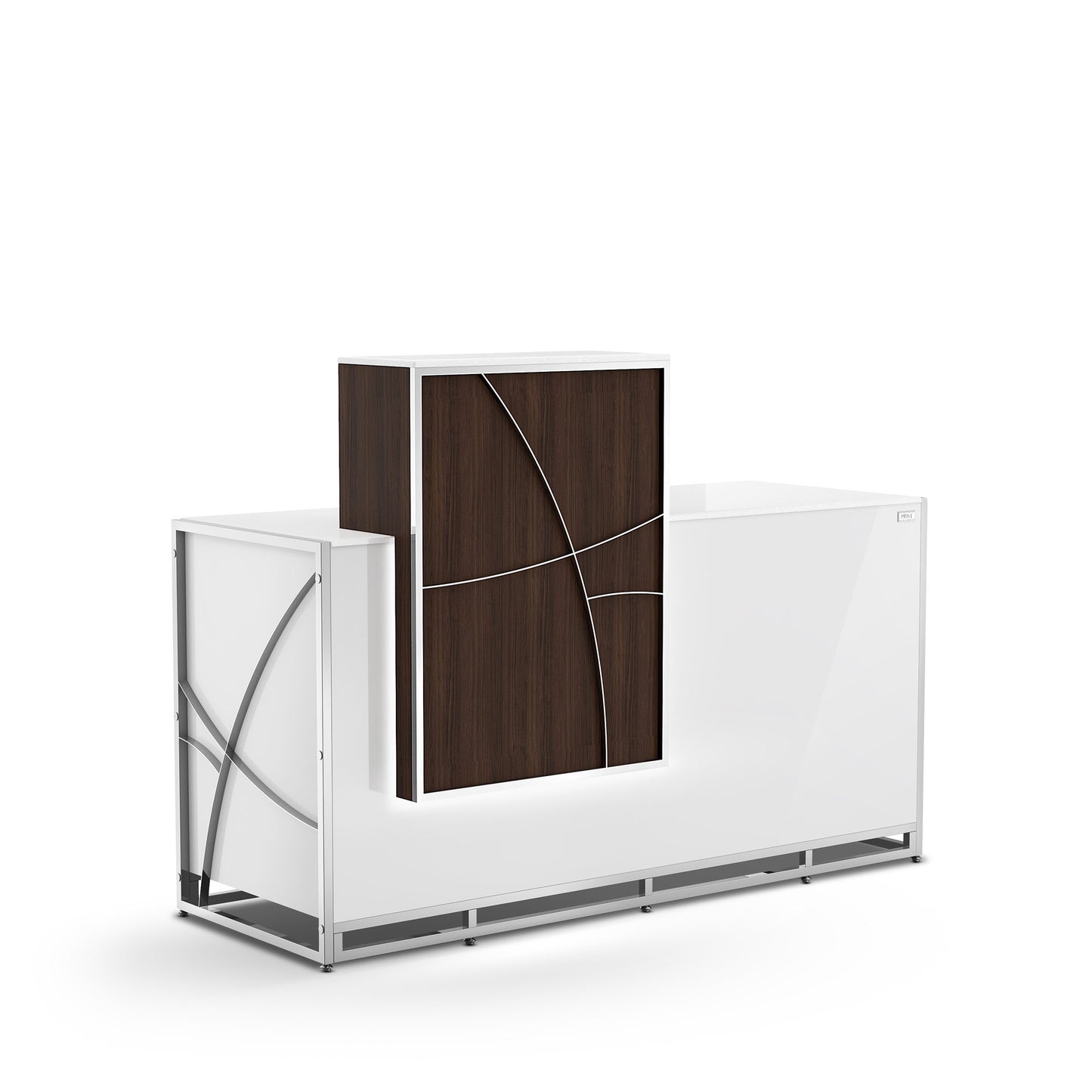 Dark Walnut Lexor PRIVÉ Reception Desk