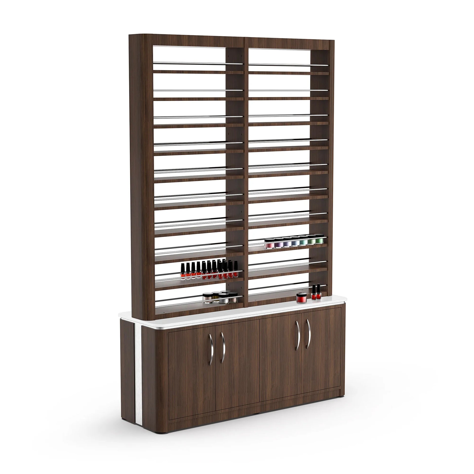 Lexor MODEN Double Polish Rack with Storage