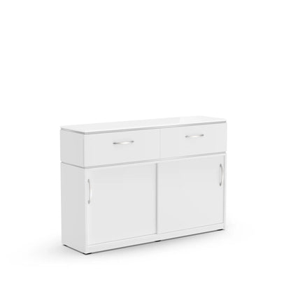 White Lexor VM860 MODEN Polish and Powder Storage Cabinet