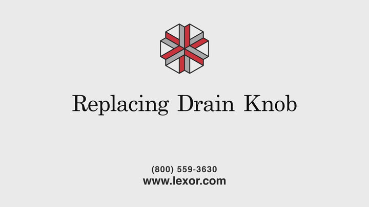 How To Replace Drain Knob