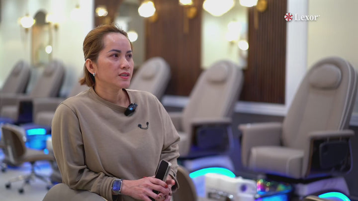 Chủ Tiệm Venus Nails Tâm Đắc Với Dàn Ghế Pedi-Spa Mới Từ Lexor