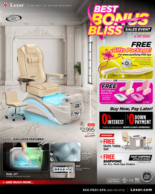 Elite Pedicure Chair Promo Summer 2026