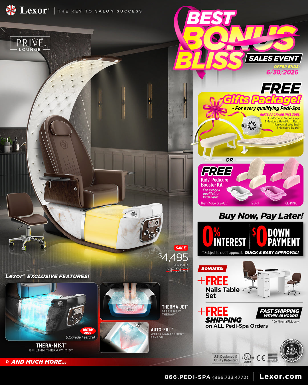 PRIVÉ Lounge Promo Banner Summer 2026