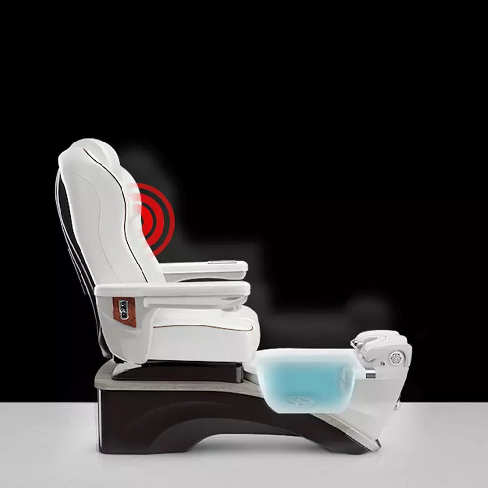 Lexor | Prestige Pedicure Chair Side View With Dots Mobile Version