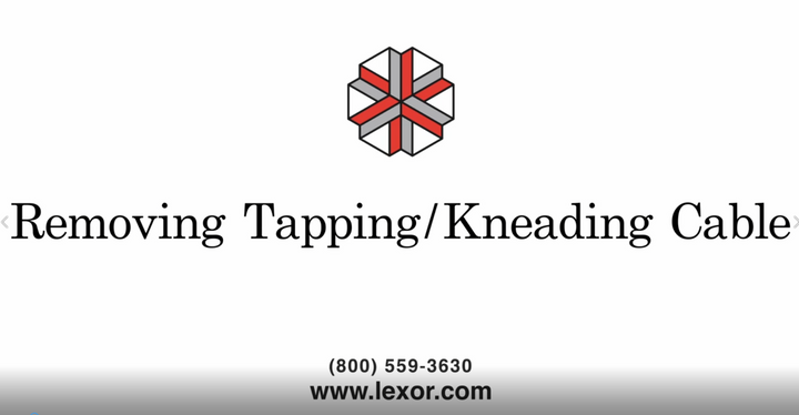 How To Remove Tapping & Kneading Cable