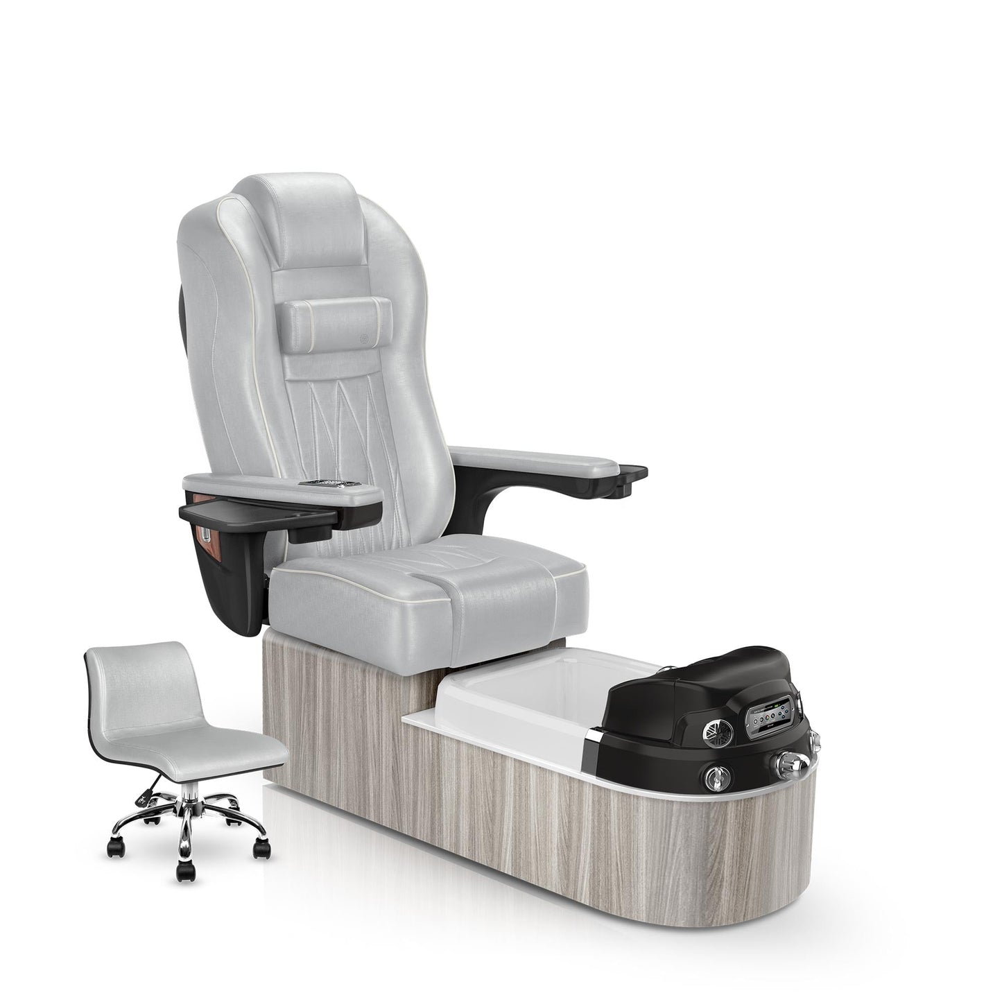 Lexor Envision pedicure chair platinum cushion and hazel base