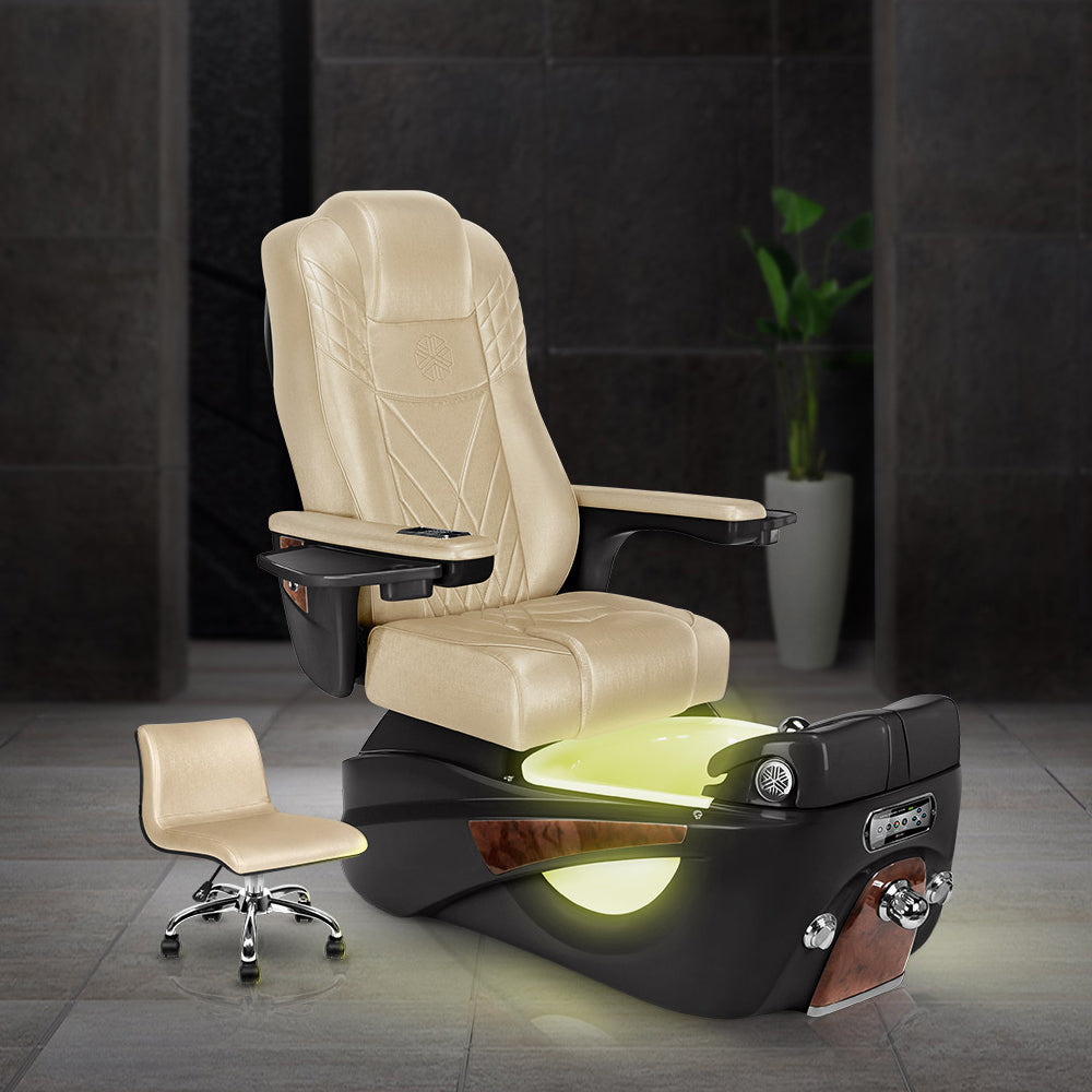 Lexor LUMINOUS pedicure chair with background