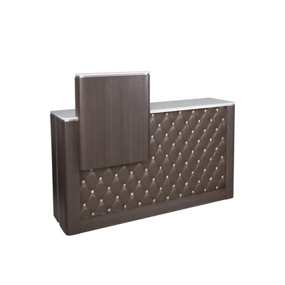 Dark Walnut MODEN VM520 Accessibility Reception Desk